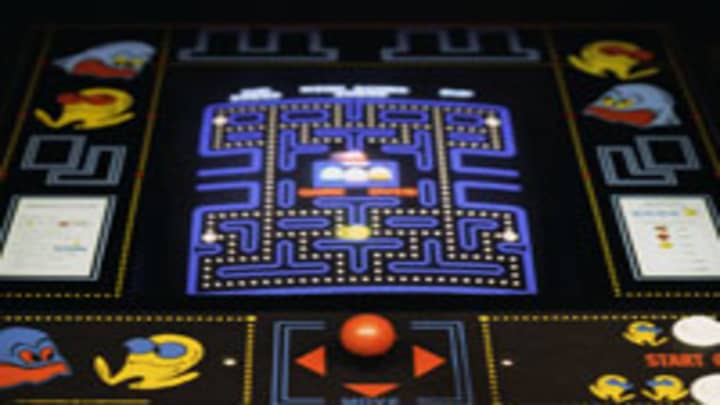 Various forms of pacman representing various logistics problems
